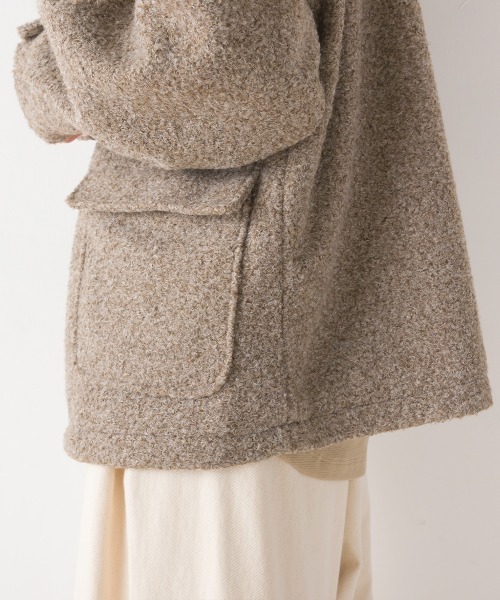 「OMNES」 ダッフルコート FREE ブラック レディース_画像5