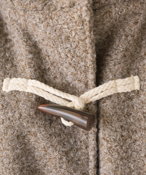 「OMNES」 ダッフルコート FREE ブラック レディース_画像7