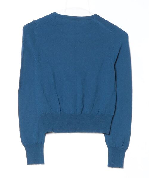 「The Virgnia」 ニットカーディガン FREE ブルー レディース_画像2