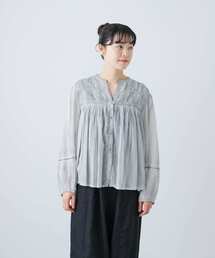ブラウス シャツ ピグメントダイピンタックブラウス レディース｜ZOZOTOWN Yahoo!店