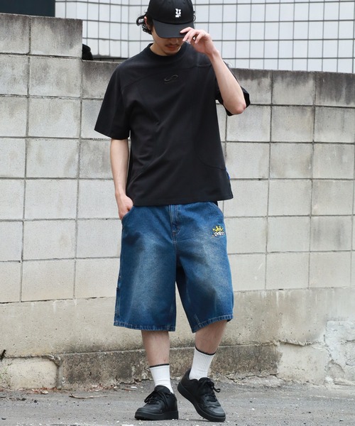 デニム・ジーパン +AMOMENTO+ GARCONNE SHORTSBEIGE AM23SSW08PTBG Denim shorts with pockets - Teen Girl | MANGO OUTLET USA