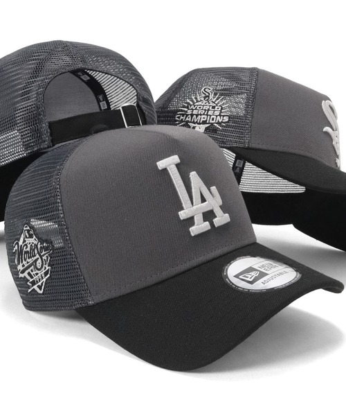 新品　ニューエラ 黒　メッシュ　キャップ 楽天市場】ニューエラ キャップ NEW ERA CAP 9FORTY A-Frame