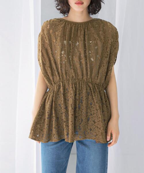 チュニック normment　BOTANICAL LACE TUNIC_4