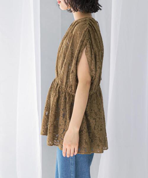 チュニック normment　BOTANICAL LACE TUNIC_5