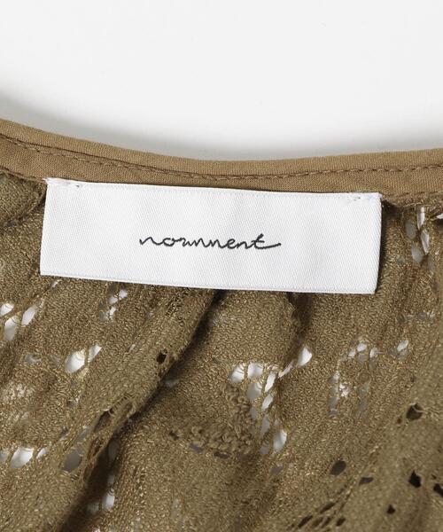 チュニック normment　BOTANICAL LACE TUNIC_11