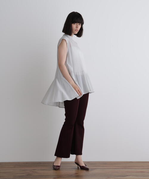 tシャツ シアートリコット スキッパーカットソー レディース LE PHIL tシャツ シアートリコットカットソー レディース