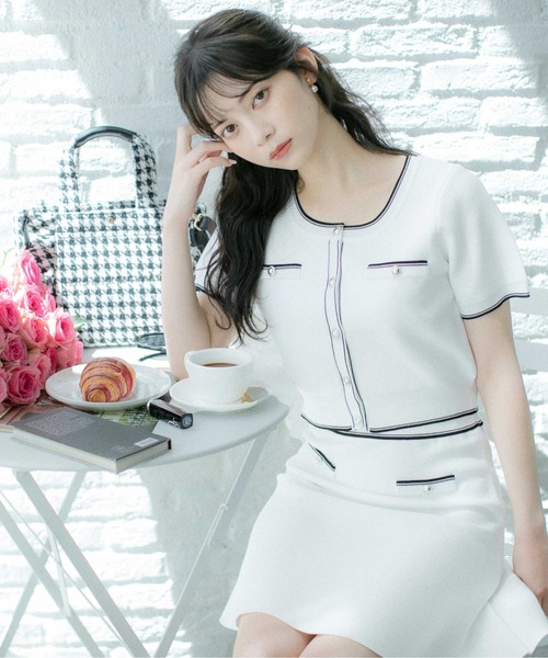 【上下セット】JILL by LILL STUART ジャケット、スカート JILL by JILL STUART（ジルバイジルスチュアート）の「◇ショート丈