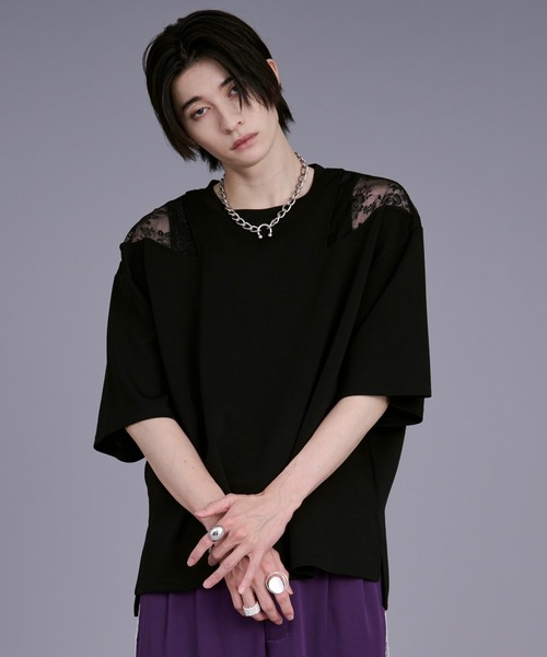 tシャツ Cutout-shoulder Bow Cotton-jersey Shirt / カットアウトショルダーシャツ レディース feepur tシャツ ショルダーカットアウトルーズロンT レディース