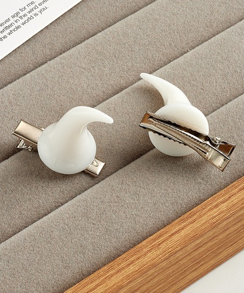 c.u.l ヘアクリップ ハロウィン 悪魔ツノ コスプレ ヘアピン cula1189