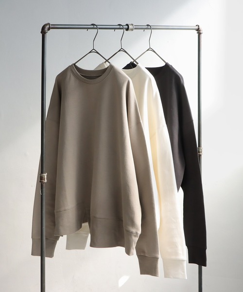 「antiqua」 「patterntorso」長袖カットソー ONESIZE ホワイト レディース