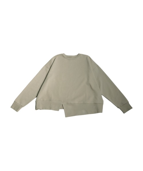 「antiqua」 「patterntorso」長袖カットソー ONESIZE ホワイト レディース