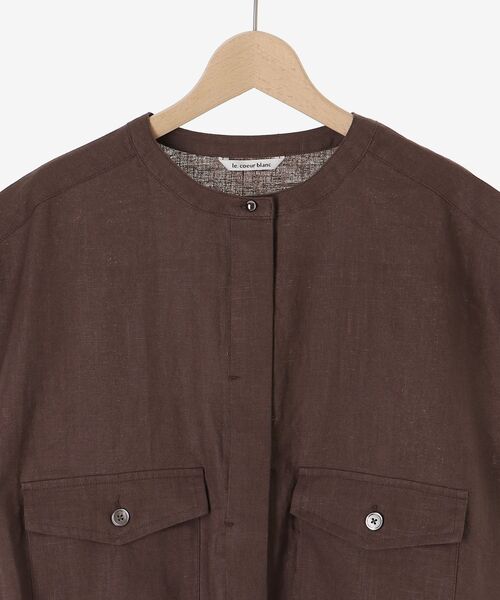 le.coeur blanc（ルクールブラン） ジャケット ノーカラージャケット