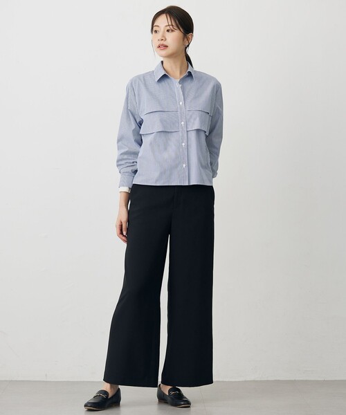 J.PRESS（J.プレス） ブラウス シャツ COTTON TEX ブラウス レディース