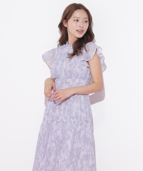 JILL BY JILLSTUART スリットネックプリーツワンピース スリットネックプリーツワンピース | JILL by JILL STUART（ジル