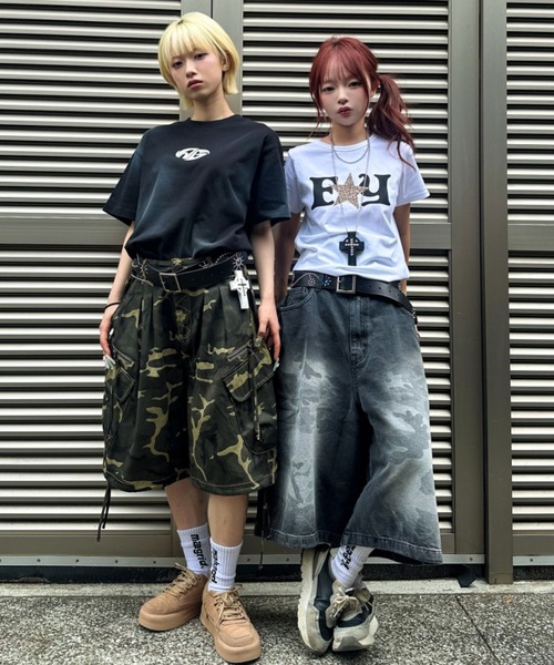 A'gem（エージェム） ベルト A'GEM/9 × .kom フラワースタッズベルト