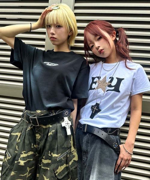 A'gem（エージェム） ベルト A'GEM/9 × .kom フラワースタッズベルト