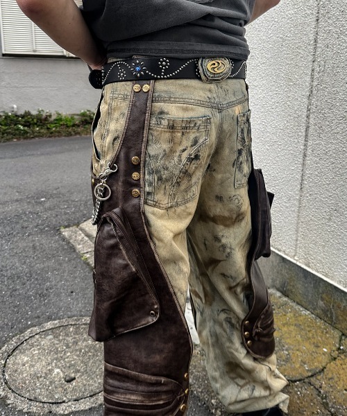 A'gem（エージェム） ベルト A'GEM/9 × .kom フラワースタッズベルト