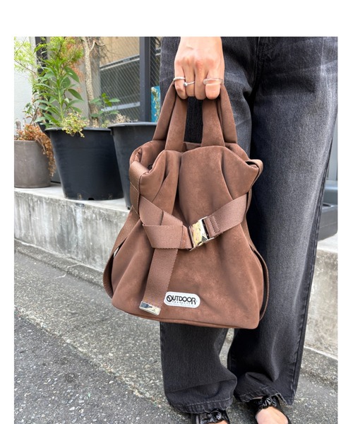 OUTDOOR PRODUCTS ショルダーバッグ バッグ 「ブルー・ブラウン