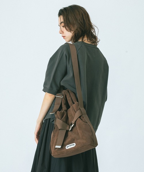 OUTDOOR PRODUCTS ショルダーバッグ バッグ 「ブルー・ブラウン