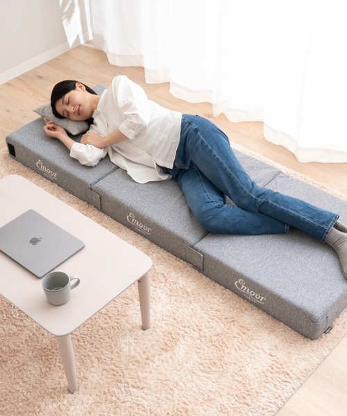 EMOOR エムール　ごろ寝マットレス　Lサイズ　② EMOOR（エムール） ベッド 寝具 フロアクッションにもなる ごろ寝