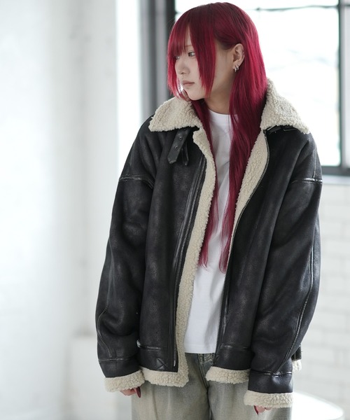 SIDEWAY STANCE（サイドウェイスタンス） ブルゾン MEDIUM キナリ