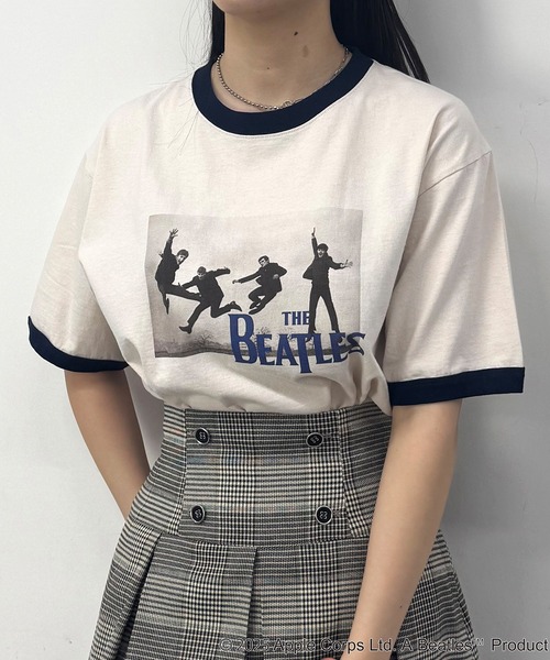 tシャツ BeatlesツアープリントTシャツ レディース