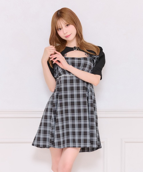 apres jour アプレジュール ミニキャミワンピース apres jour（アプレジュール） ワンピース ショートボレロ+ミニキャミ