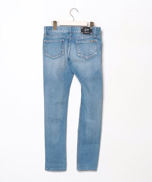 Rady ダメージ加工ブルーデニム　　24 美品 Rady 「Rady」 ダメージ加工デニムパンツ 24 ブルー レディース