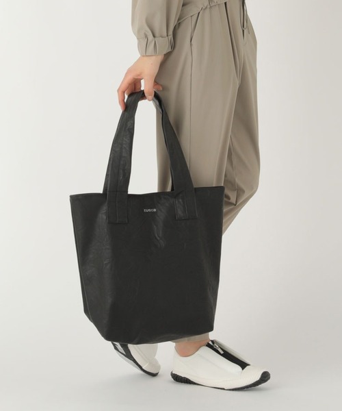 ZUCCa EMBOSS トートバッグ 黒 ズッカ ZUCCa トートバッグ EMBOSSバッグ レディース : ZOZOTOWN Yahoo