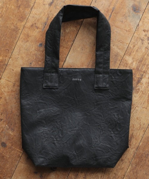 セール中！Zucca ズッカ　メッシュ　トートバッグ　持ち手レザー　ブラック ZUCCa 2021: Sequence 【付録】 キャンバストートBAG | 雑誌付録