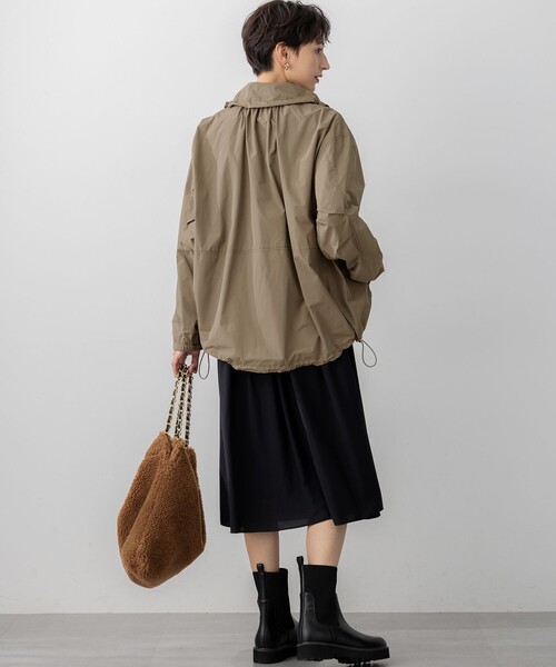 23区 ブルゾン アウター 「撥水加工」ソフトメモリータフタ