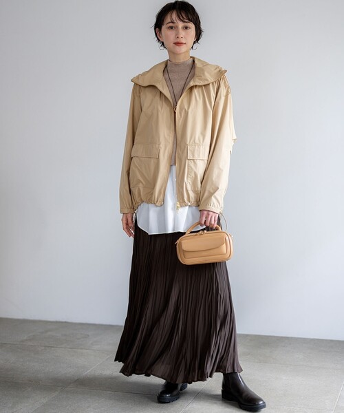 23区 ブルゾン アウター 「撥水加工」ソフトメモリータフタ