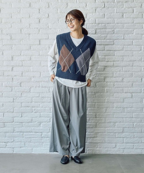 FOUND GOOD（ファウンドグッド） ベスト ジレ デカガイルニットベスト