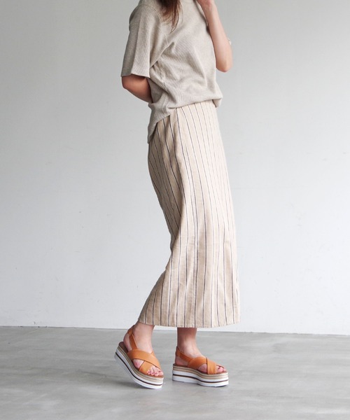 「BUENO」 フラットサンダル 38 スカイブルー レディース_画像3