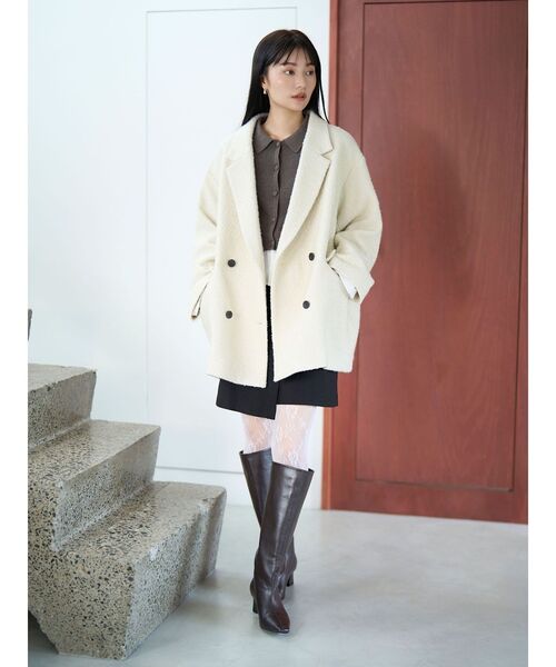 LAGUNAMOON（ラグナムーン） ジャケット テーラードジャケット ネップ