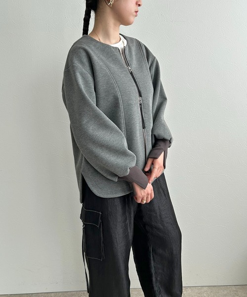 LHELBIE（レルビエ） カーディガン ダブルジップダンボール