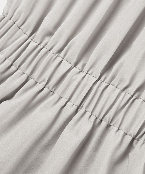 「SAISON DE PAPILLON」 半袖ワンピース S グレー レディース_画像8