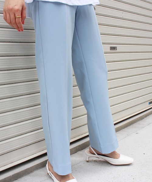 「MODE ROBE」 スラックス S イエロー レディース_画像9