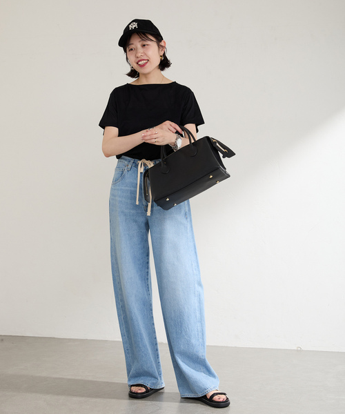 「LE TALON」 フラットサンダル LARGE ブラック×ブラック レディース_画像4