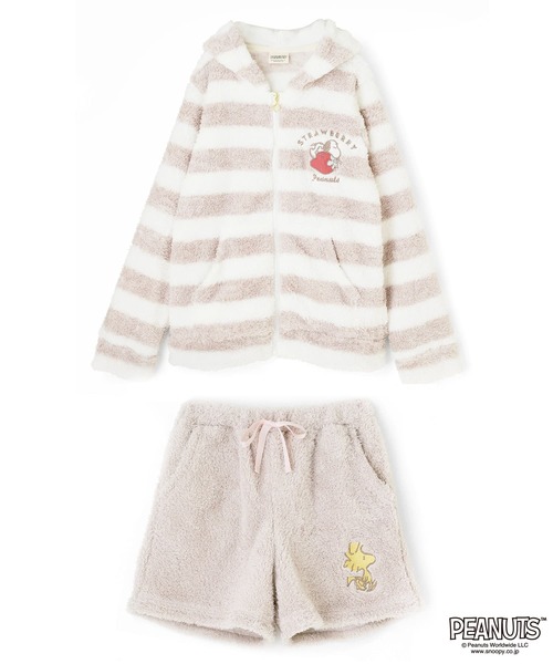 PEANUTS スヌーピー ルームウェアイチコ northerly（ノーザリー） パジャマ ルームウェア スヌーピーイチゴ