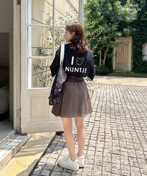 MIIA（ミーア） tシャツ miffy バックプリントTシャツ(ナインチェ