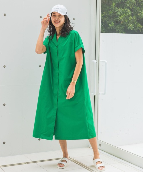 メルページ HEREIAM シャツワンピース MEDIUM キャメル レディース : ZOZOTOWN