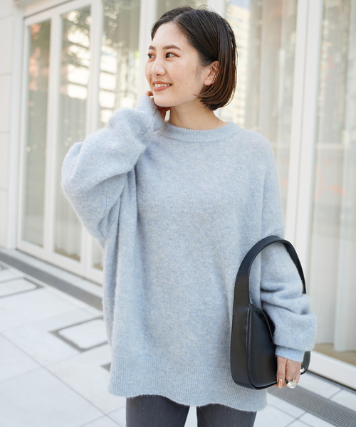 deuxiemeclasseニット 美品△Deuxieme Classe// Boucle ニット グレー