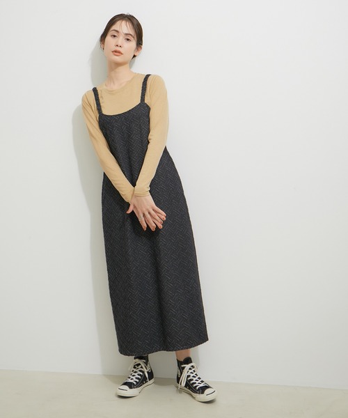 「LE CERCLE par rope'」 長袖カットソー FREE シルバー レディース_画像7