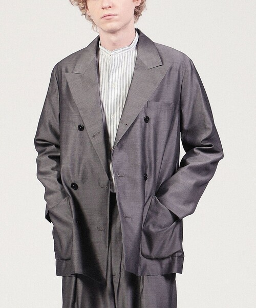 TOMORROWLAND（トゥモローランド） テーラードジャケット 46 グレー