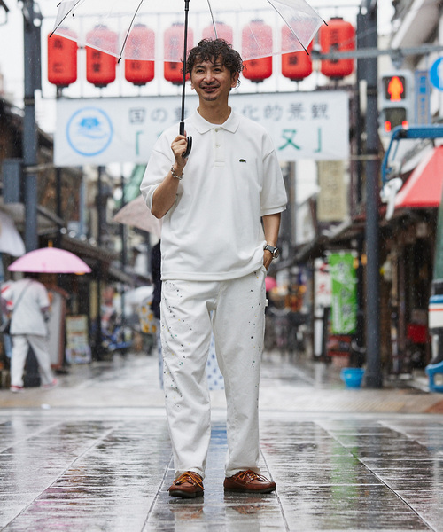 「LACOSTE」 半袖ポロシャツ 6 ネイビー メンズの画像