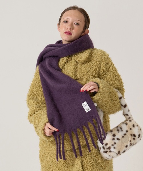 TINA：JOJUN（ティーナジョジュン） マフラー ストール モヘアライク