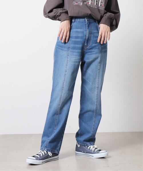 「DOUBLE NAME」 デニムパンツ FREE インディゴブルー レディース_画像9