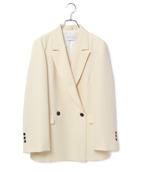 ★極美品★アダムエロペ　テーラードジャケット ADAM ET ROPE'（アダムエロペ） テーラードジャケット 36 ブラック