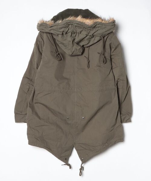 HOUSTON（ヒューストン） モッズコート - オリーブドラブ メンズ